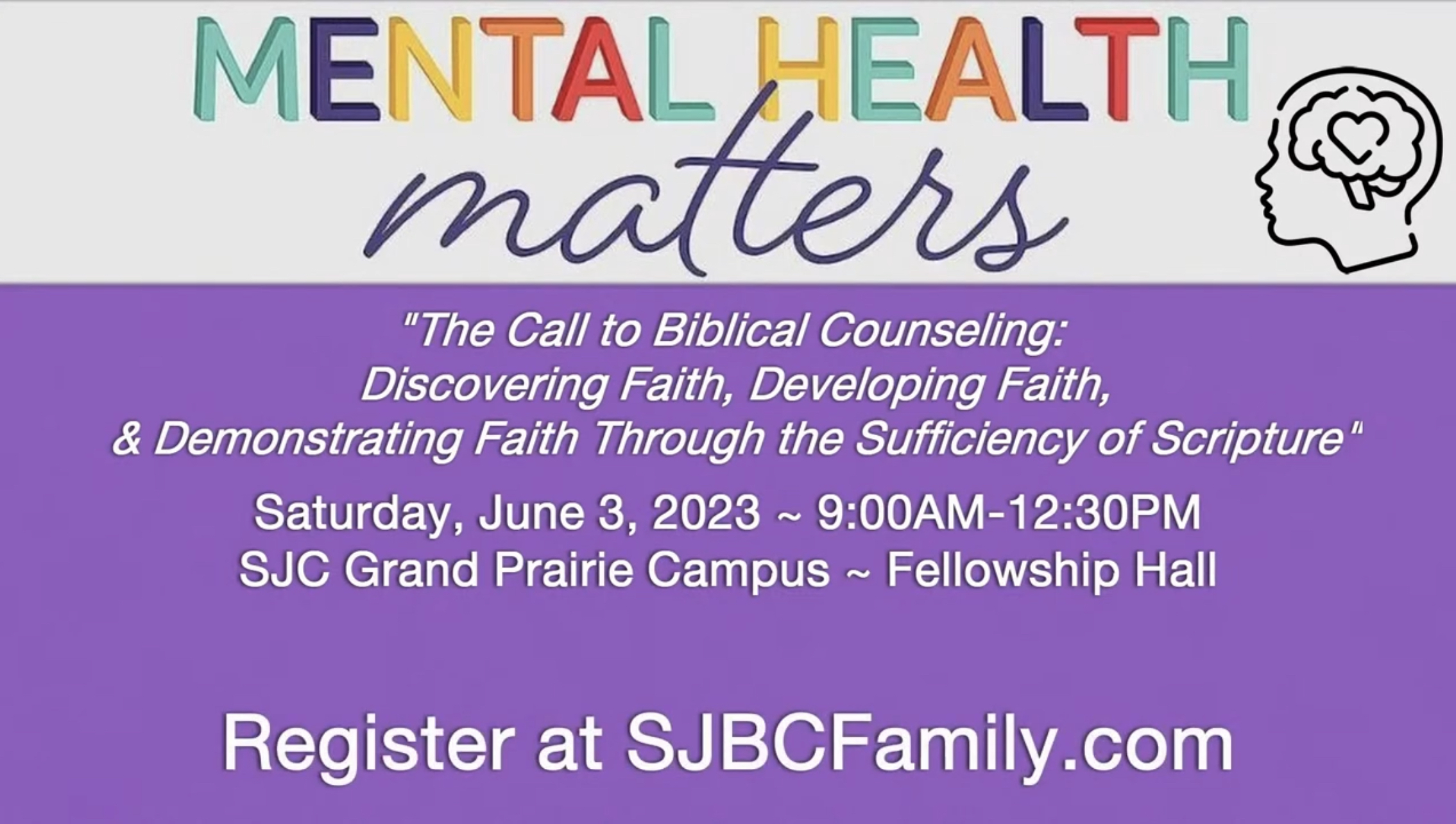 Mental Health Seminar - Reg