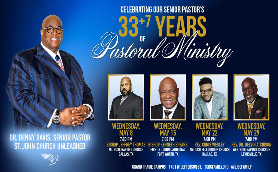Pastor Anniversary -Wednesdays