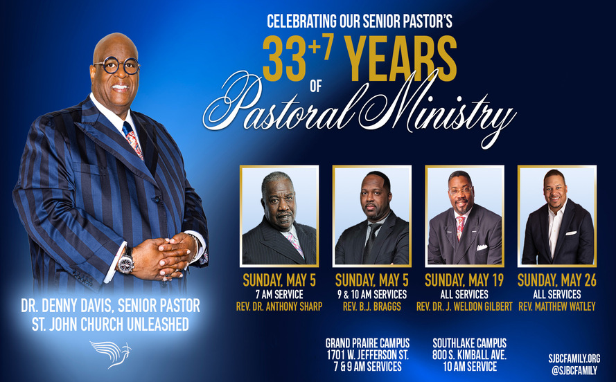 Pastor Anniversary – Sundays